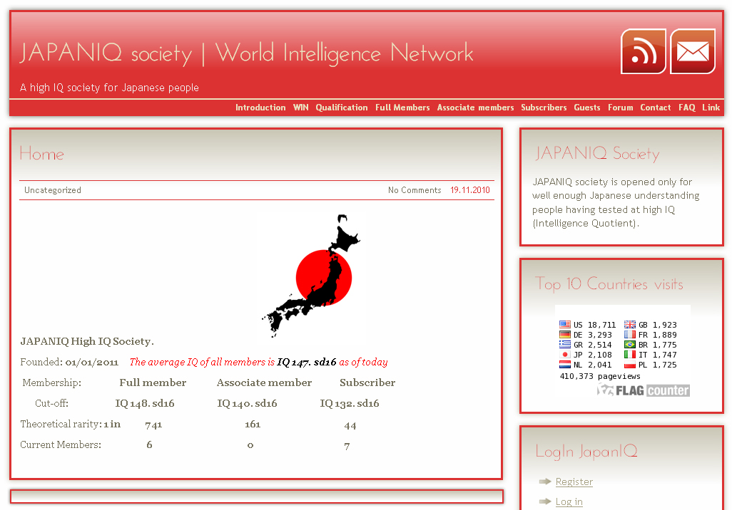 JAPANIQ High IQ Society